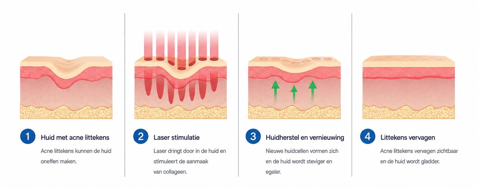 werking acne littekens behandelen met laser praktijk savoir ieper e1778661295579
